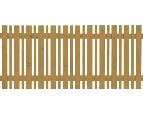 Vorgartenzaun Konsta Eco 180 x 80 cm honig