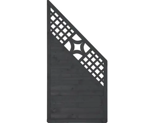 Sichtschutz Zaun Livia 90 x 180 cm anthrazit