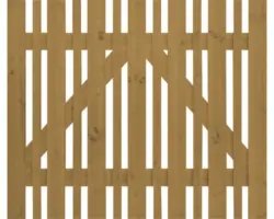 Einzeltor Konsta Eco ohne Schloßfräsung 100 x 80 cm honig