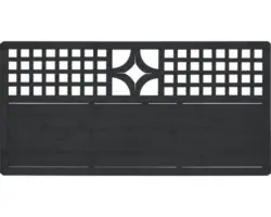 Vorgartenzaun Konsta Livia 180 x 90 cm anthrazit