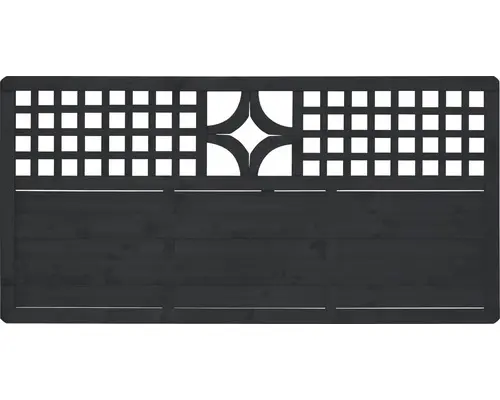 Vorgartenzaun Konsta Livia 180 x 90 cm anthrazit