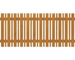 Vorgartenzaun Konsta Eco 180 x 80 cm kirschbaum