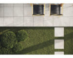Hornbach FLAIRSTONE Feinsteinzeug Terrassenplatte City Wave White rektifizierte Kante 60 x 60 x 2 cm