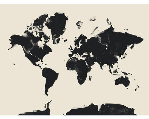 Kunstdruck World Map 50x70 cm