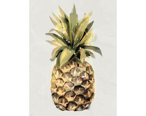 Kunstdruck Tropical Pineapple 80x120 cm