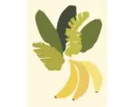 Hornbach Kunstdruck Botanical Bananas 18x24 cm