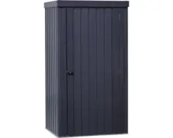 Geräteschrank inkl. Gerätehalter und Ablagefächern 98 x 81 x 180 cm anthrazit