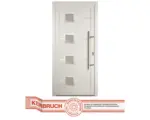 Hornbach Haustür Signum Modell 1 RC2 Kunststoff weiß/weiß 980 x 2000 mm DIN Rechts