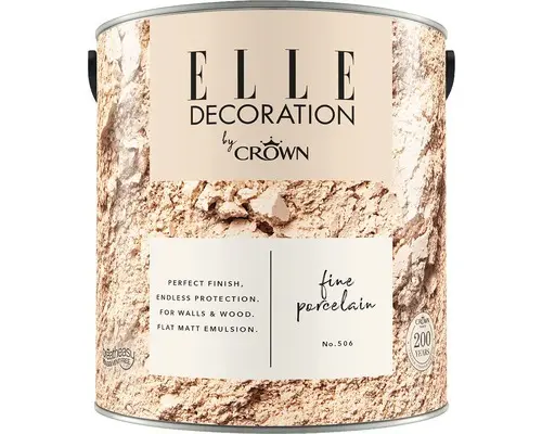 ELLE Decoration Wandfarbe Matt No. 506 Fine Porcelain 2,5 L