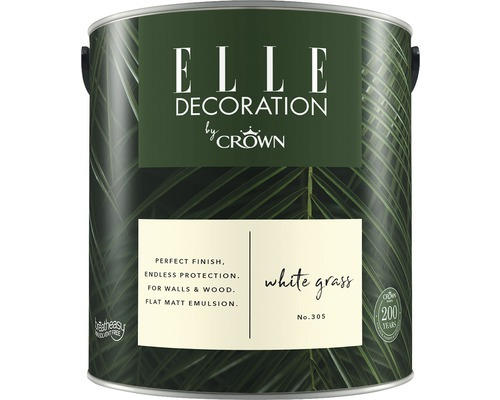 ELLE Decoration Wandfarbe Matt No. 305 White Grass 2,5 L