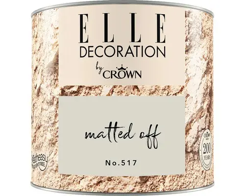 ELLE Decoration Wandfarbe Matt No. 517 Matted Off 125 ml