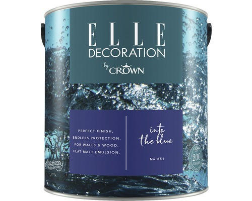 ELLE Decoration Wandfarbe Matt No. 251 Into The Blue 2,5 L