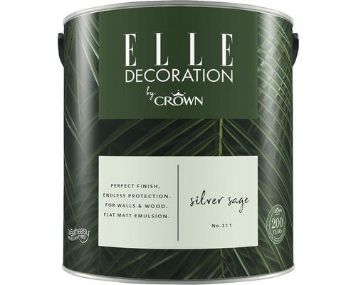 ELLE Decoration Wandfarbe Matt No. 311 Silver Sage 2,5 L