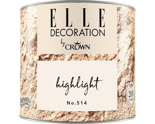 ELLE Decoration Wandfarbe Matt No. 514 Highlight 125 ml