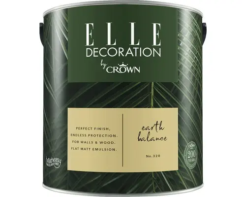 ELLE Decoration Wandfarbe Matt No. 328 Earth Balance 2,5 L