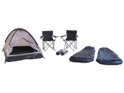 Camping-Set PACK CAMPING Polyester schwarz