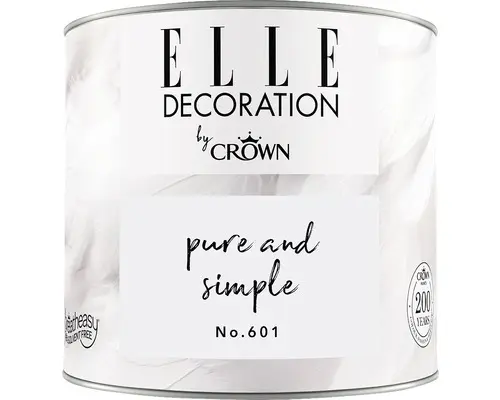 ELLE Decoration Wandfarbe Matt No. 601 Pure & Simple 125 ml