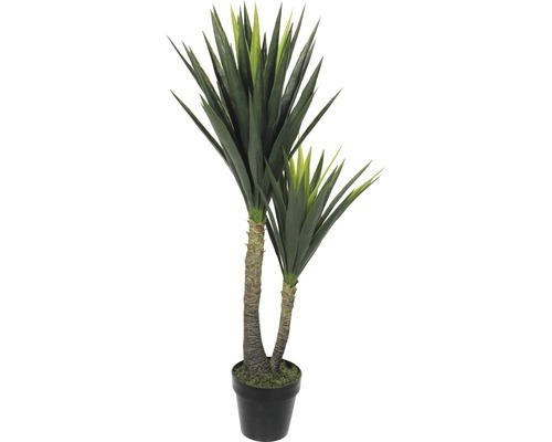 Kunstpflanze Yucca Mica Decorations H 120 cm Ø 70 cm grün