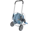 Hornbach Metall-Schlauchwagen for_q FQ-MSW 30 mit Gartenschlauch komfort 1/2" 30m, Anschlussgarnitur, Pistolenbrause und Schlauchverbindungsstücke