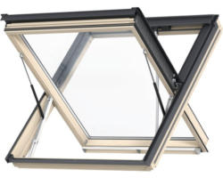 VELUX Schwingfenster Rauchabzugsfenster GGL 134X98 Kiefer endlackiert klar UK04