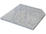 Conforama Platte für Sonnenschirmfuß WOOD Granit hellgrau