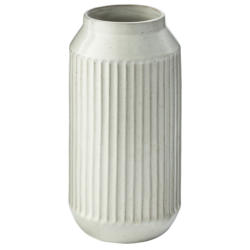 Vase in Riffel-Optik (Nur online)