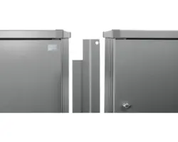 Verbindung biohort für Mülltonnenbox 3 Alex quarzgrau