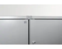 Verbindung biohort für Mülltonnenbox 2 Alex silber