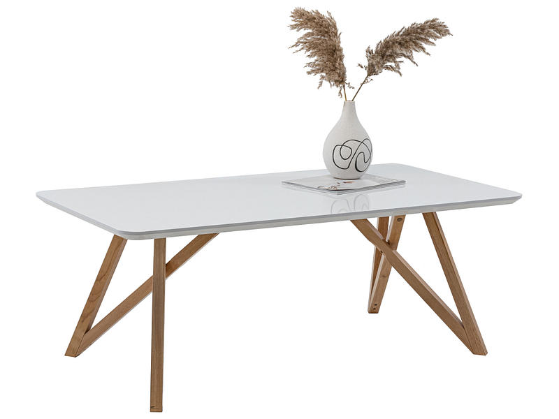 Table basse SVEN 60x120x45.5cm blanc