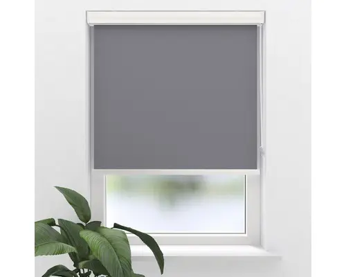 Soluna Verdunkelungsrollo V33 mit Kassette grau 40x175 cm