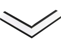 Eckverbinder Rechts Corner Profile 2 110 mm schwarz