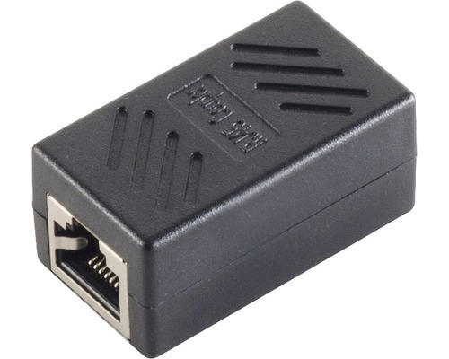 Verbinder RJ 45 PVC schwarz