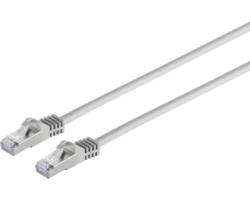 Datenkabel RJ 45 Patchkabel-Flachkabel CAT 6 15 m grau