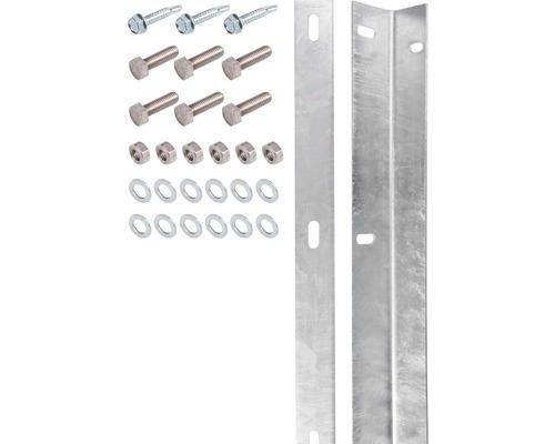 Befestigungsleisten-Set für DSM 180 cm feuerverzinkt, inkl. Schrauben