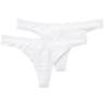 2 Damen Strings mit Spitze