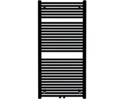 Badheizkörper Rotheigner Classic-M 1215x600 mm schwarz matt mit Mittelanschluss