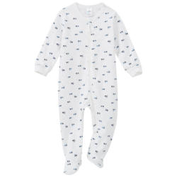 Newborn Schlafanzug mit Trecker-Allover