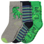 Ernsting's family 3 Paar Jungen Socken mit Dino-Motiven - bis 24.04.2024