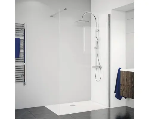 Raumdusche Breuer Express Q72 Panorama 1200x2000 mm Klarglas chromoptik