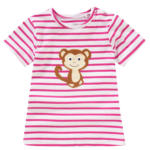 Ernsting's family Baby T-Shirt mit Affen-Applikation - bis 15.05.2024