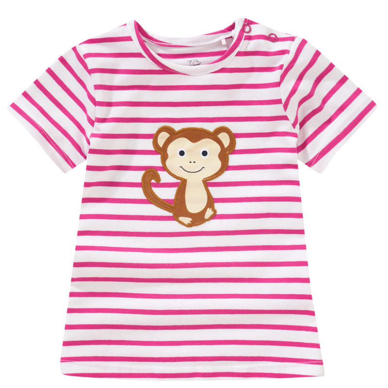 Baby T-Shirt mit Affen-Applikation