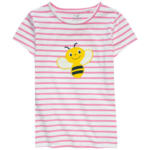 Ernsting's family Mädchen T-Shirt mit Bienen-Applikation - bis 08.05.2024