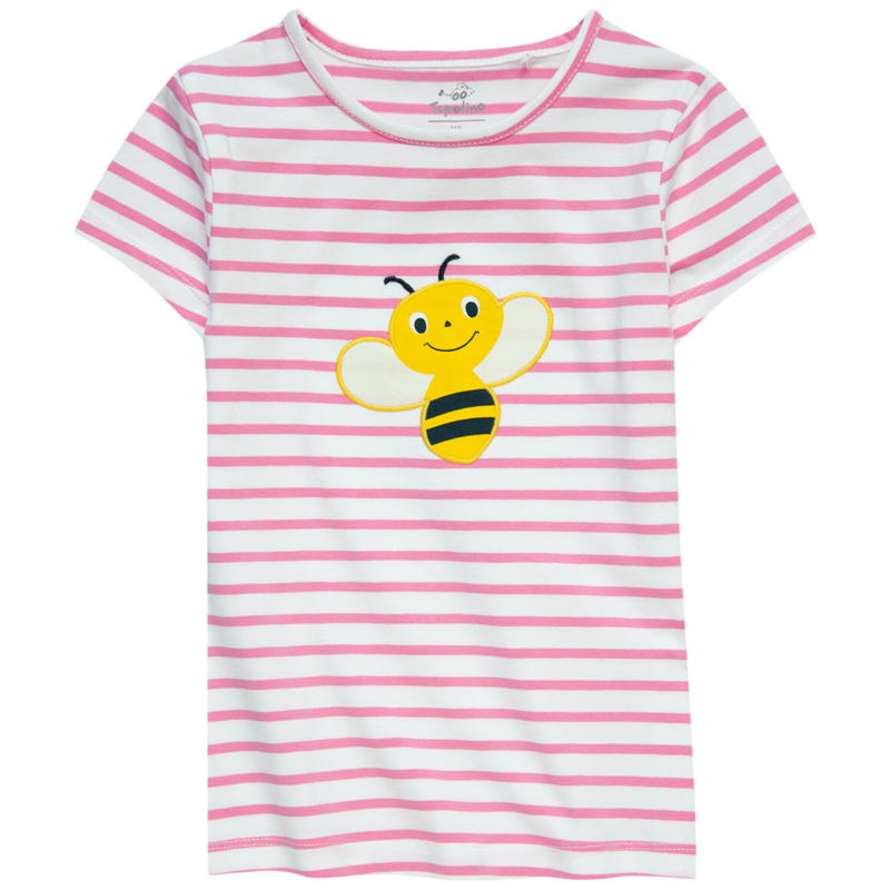 Mädchen T-Shirt mit Bienen-Applikation