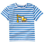 Ernsting's family Baby T-Shirt mit Bagger-Applikation - bis 03.04.2024