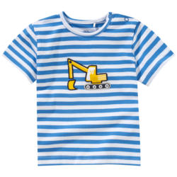 Baby T-Shirt mit Bagger-Applikation