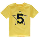 Ernsting's family Kinder T-Shirt mit Geburtstagszahl - bis 15.05.2024