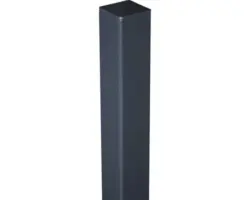 Torpfosten GroJa inkl. Kappe Novara/Belfort DB703 zum Aufschrauben 6 x 6 x 190 cm anthrazit