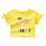 Ernsting's family Mädchen T-Shirt mit Knotendetails - bis 17.04.2024