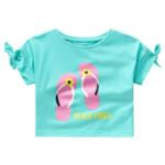 Ernsting's family Mädchen T-Shirt mit Knotendetails - bis 24.04.2024