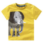 Ernsting's family Baby T-Shirt mit Elefanten-Applikation - bis 17.04.2024